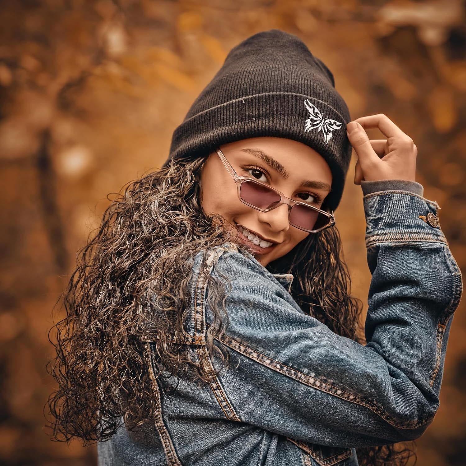 Cool Cute Knit Beanie Hats for Men Women Emo Gothic Birthday Christmas Halloween Skull Goth Skeleton Gifts Presents Winter