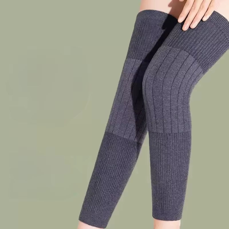 Thick Cashmere Knee Warmers – Gothic Thermal Leg Sleeves