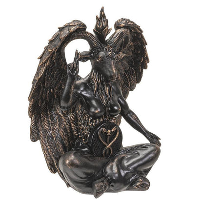 ‎𖤐  Baphomet Altar Statue – Gateway to the Hidden Self ‎𖤐