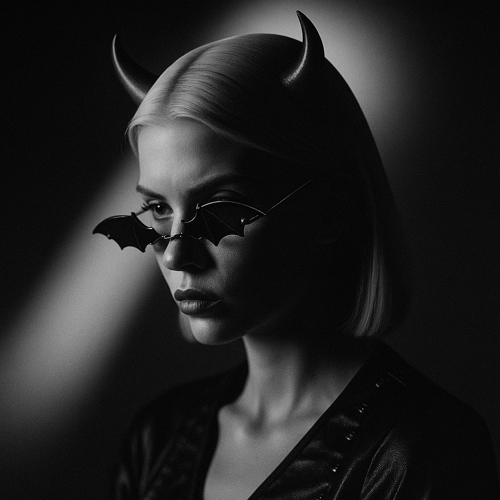 Rimless Bat Sunglasses – UV400