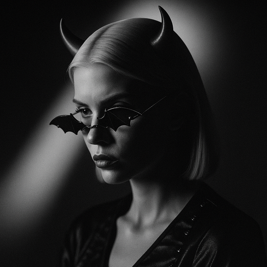 Rimless Bat Sunglasses – UV400