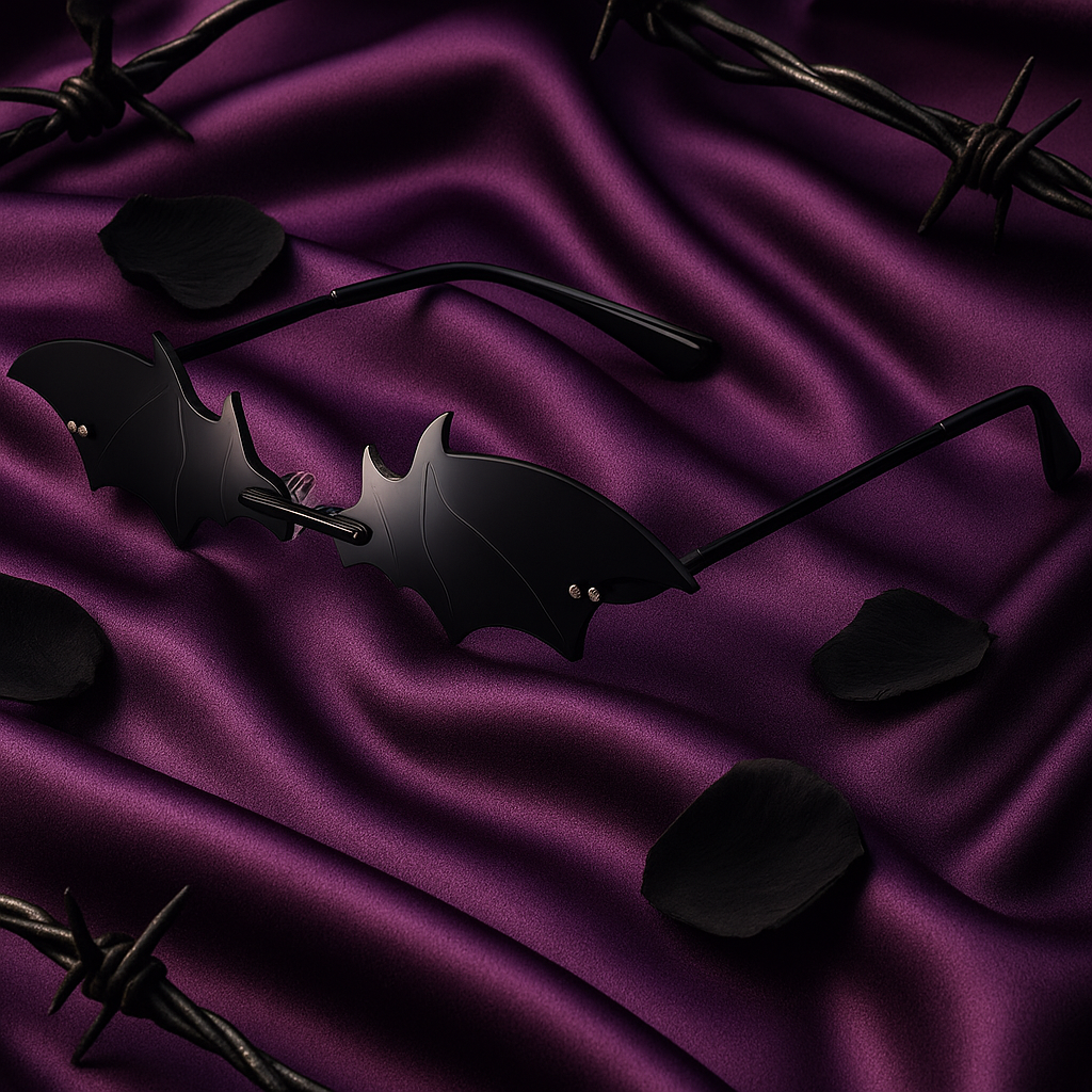 Rimless Bat Sunglasses – UV400