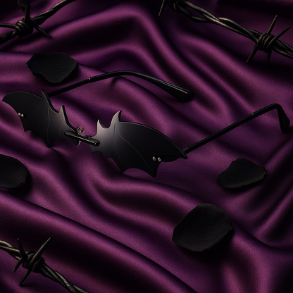 Rimless Bat Sunglasses – UV400