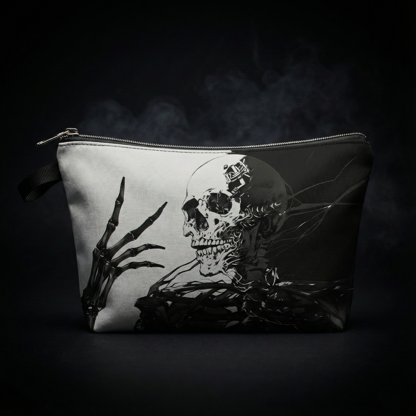 Gothic Skeleton Makeup Bag