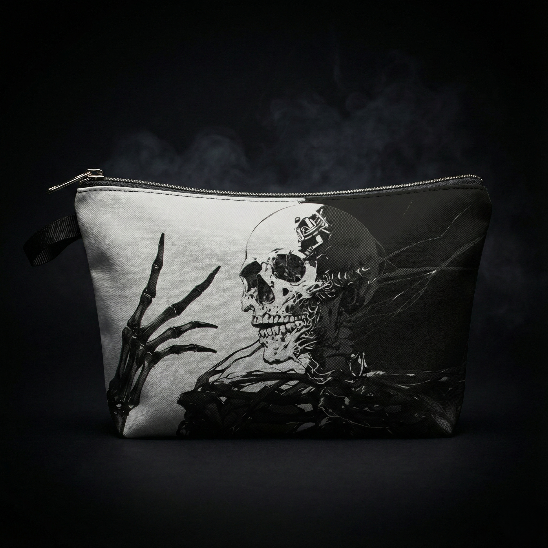 Gothic Skeleton Makeup Bag