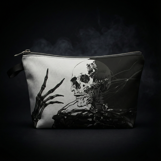 Gothic Skeleton Makeup Bag