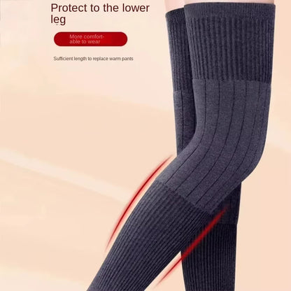 Thick Cashmere Knee Warmers – Gothic Thermal Leg Sleeves