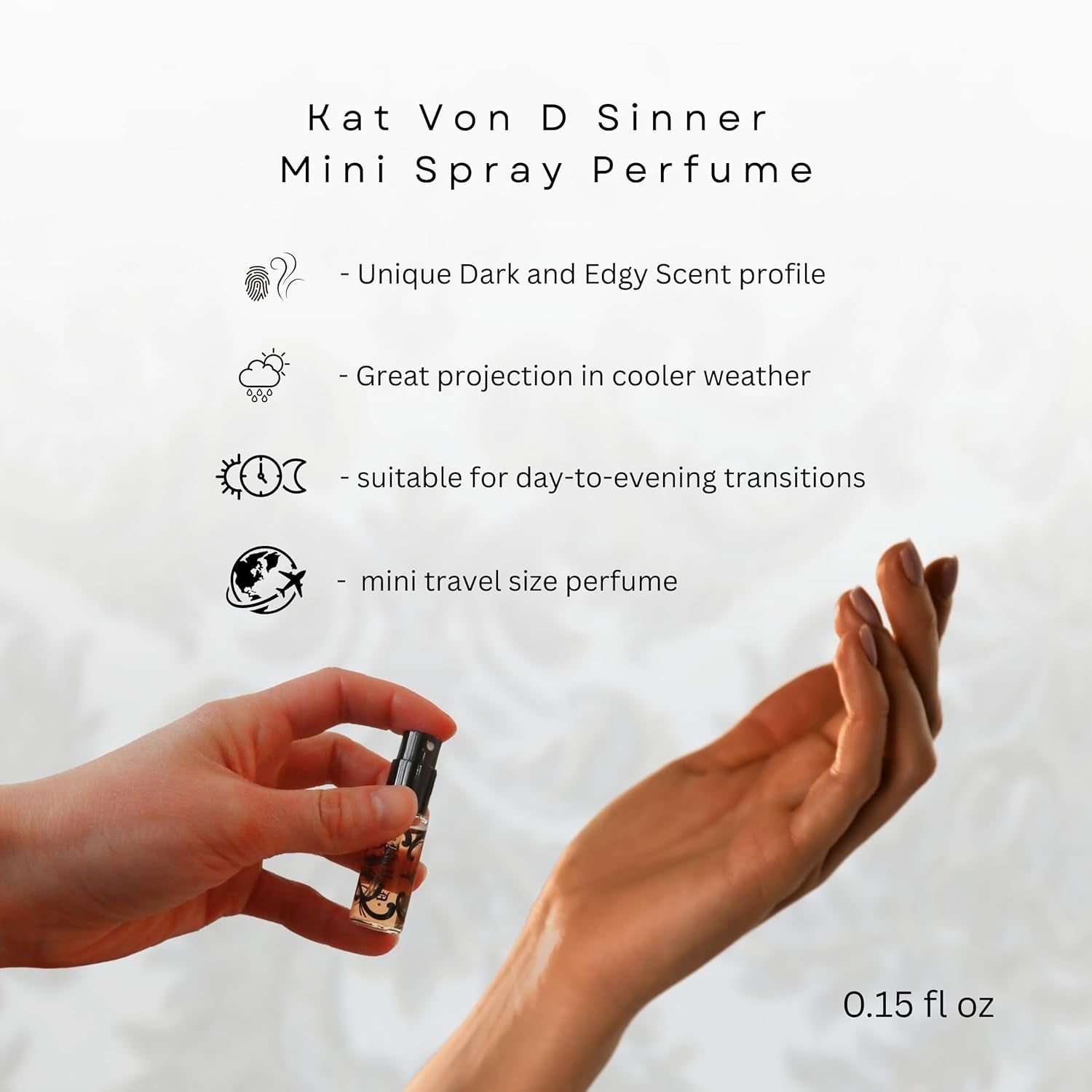 Sinner Perfume for Women Mini EDP Spray 0.15 Ounce