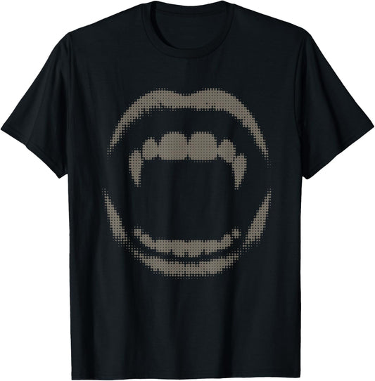 Vampire Fangs Vintage Y2K Grunge Emo Graphic T-Shirt