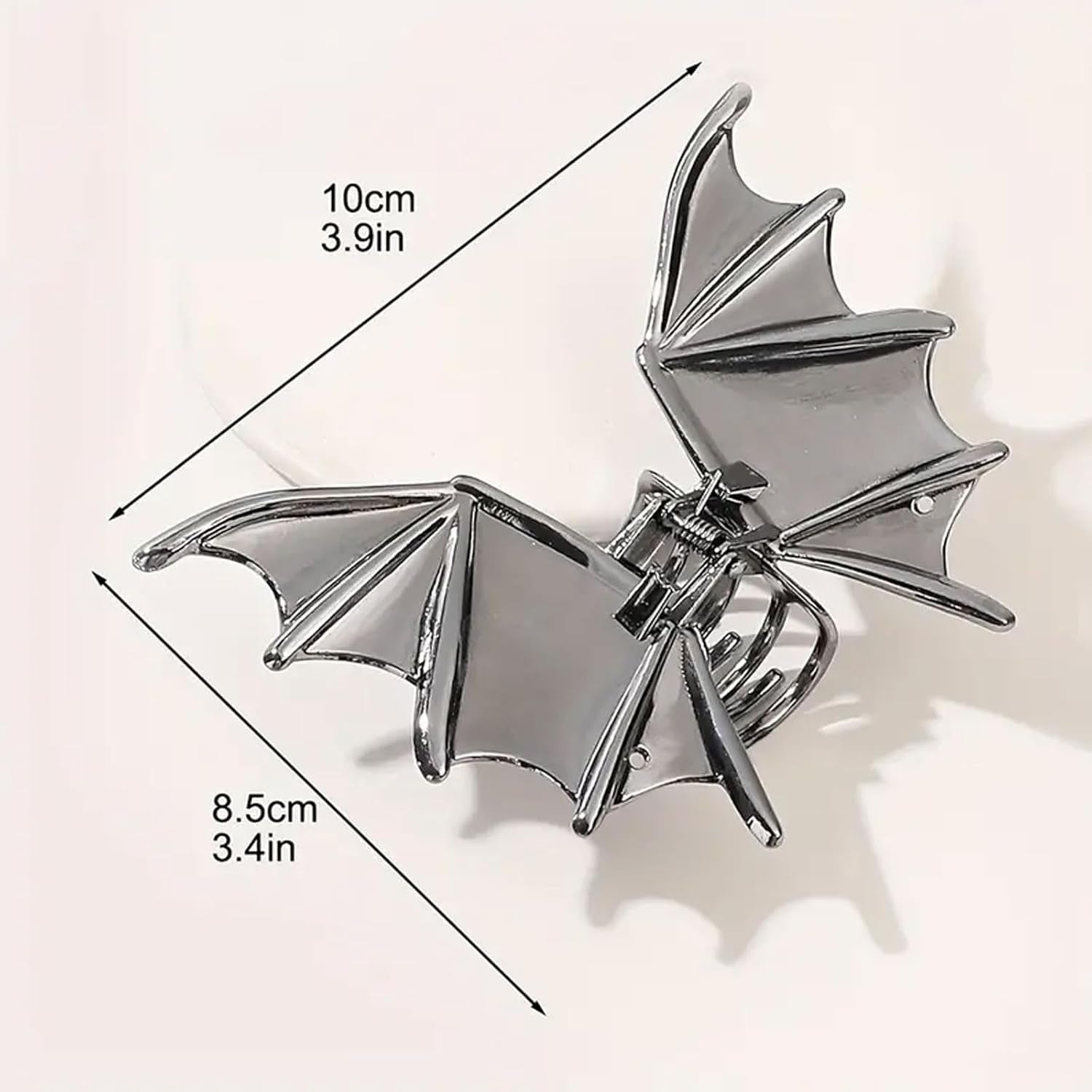 Black Metal Bat Hair Claw