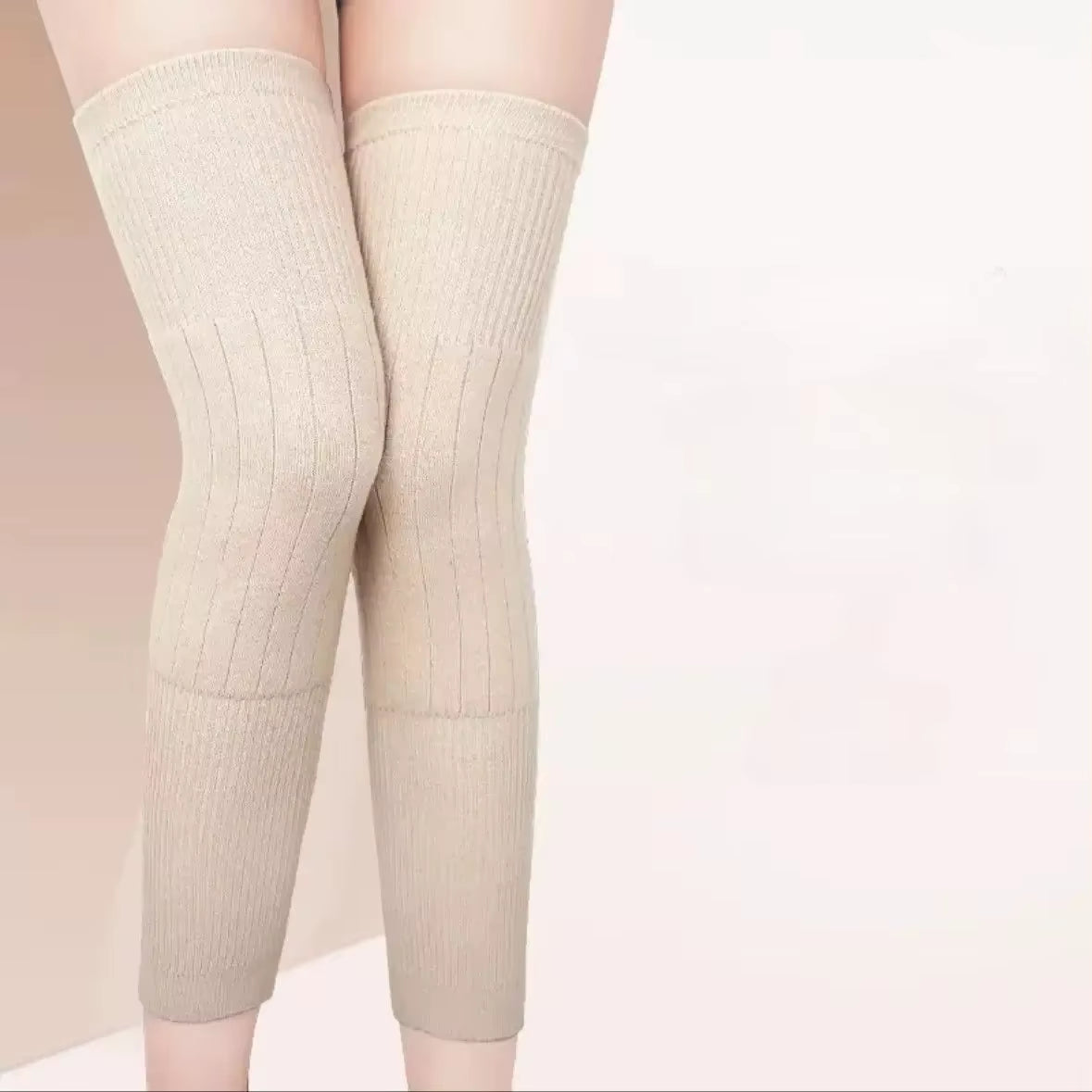 Thick Cashmere Knee Warmers – Gothic Thermal Leg Sleeves