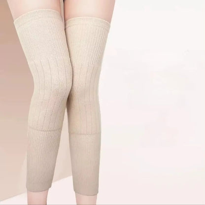 Thick Cashmere Knee Warmers – Gothic Thermal Leg Sleeves