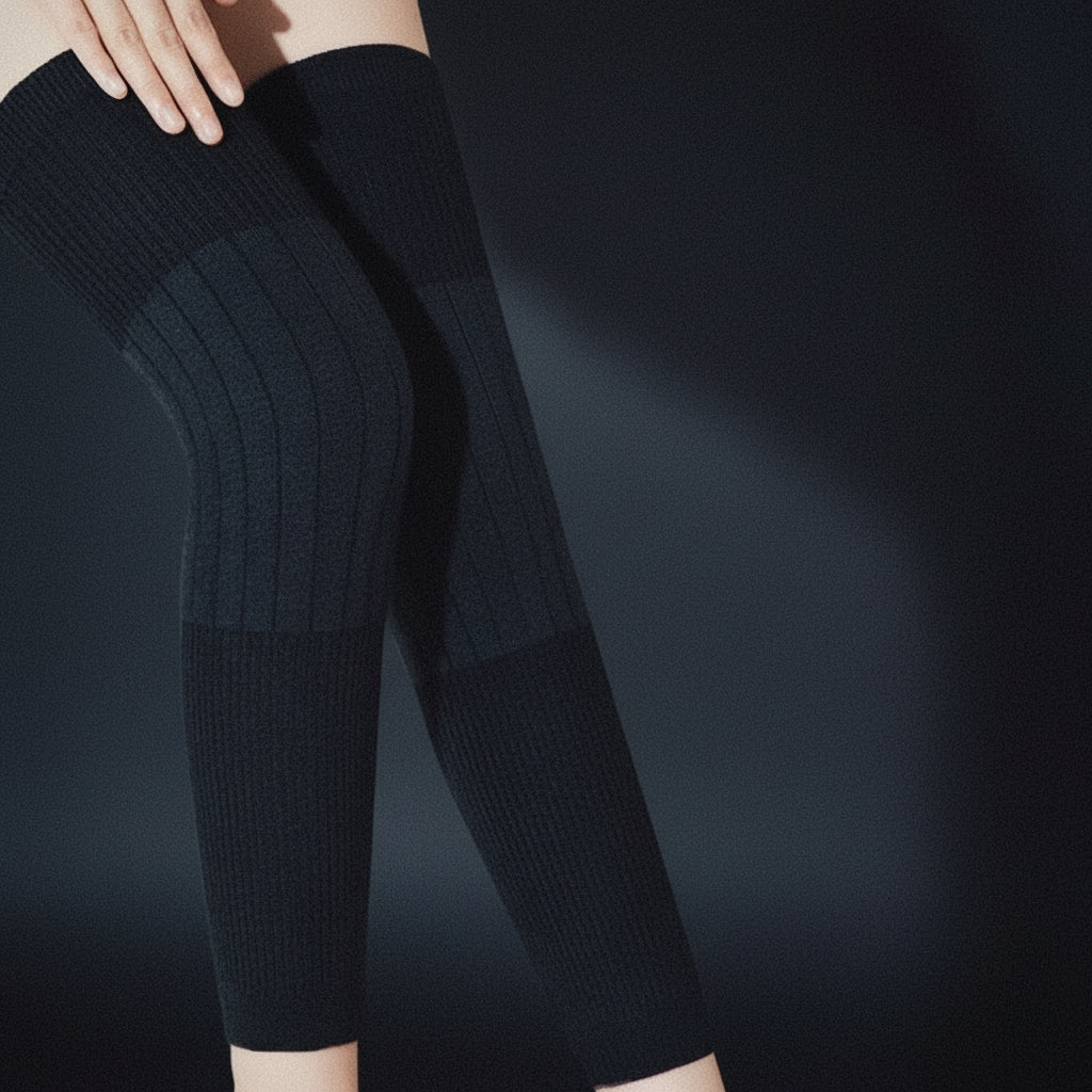 Thick Cashmere Knee Warmers – Gothic Thermal Leg Sleeves