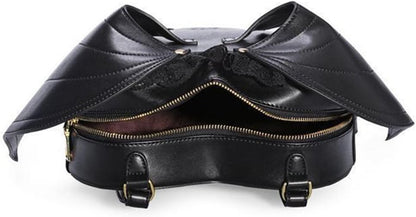 Black Bat Heart Wings Backpack