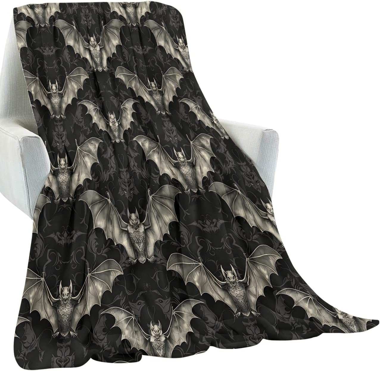 Gothic Bat Blanket 