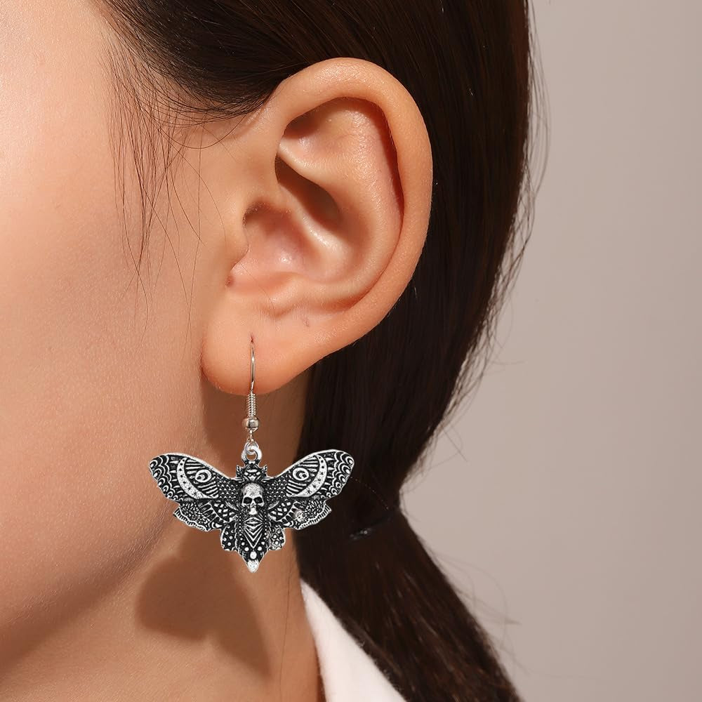 Butterfly & Luna Moth Earrings – 2 Pairs