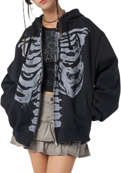 Women’s Oversized Zipper Hoodie 🖤