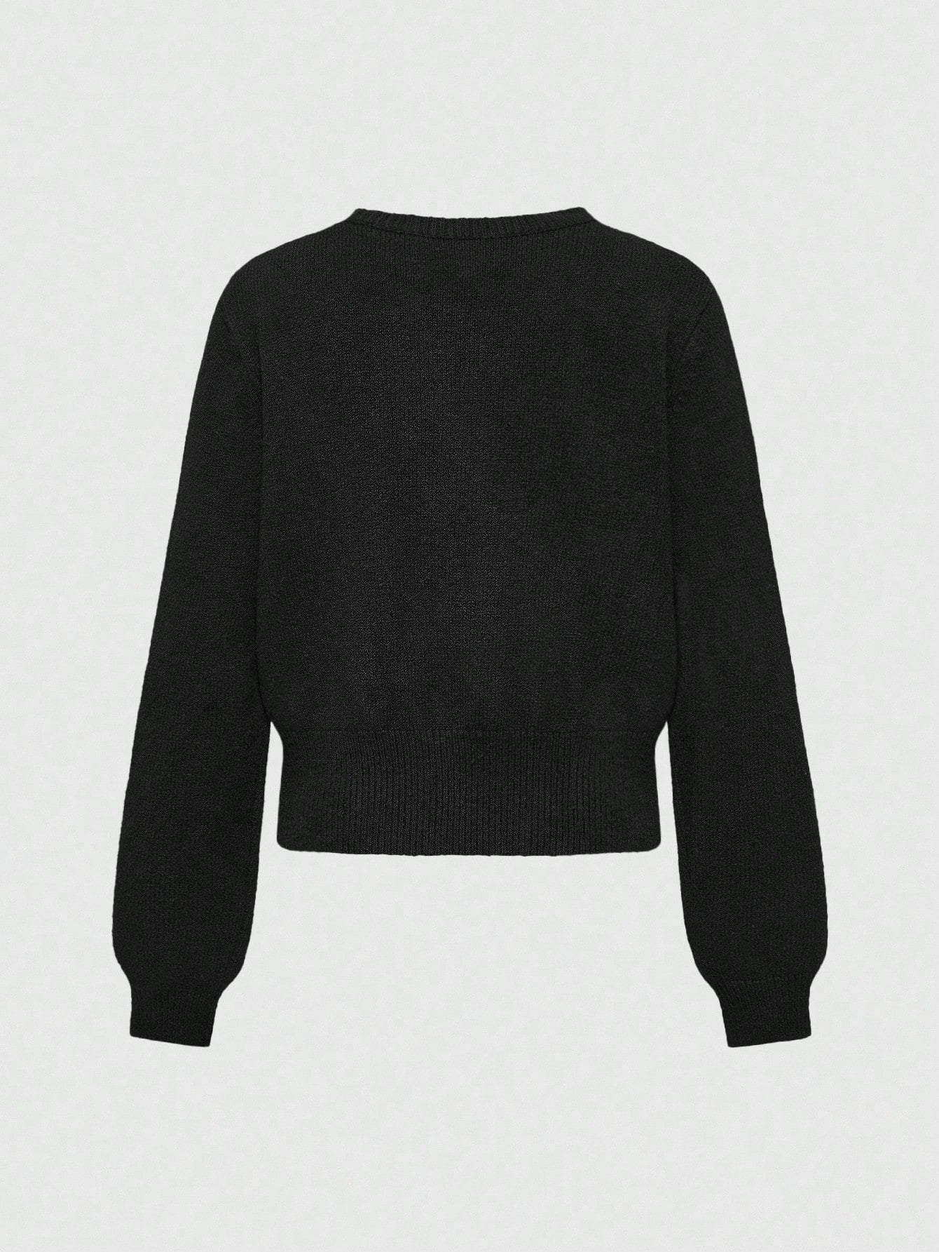 Bat Embroidery Knit Cardigan – ROMWE Goth