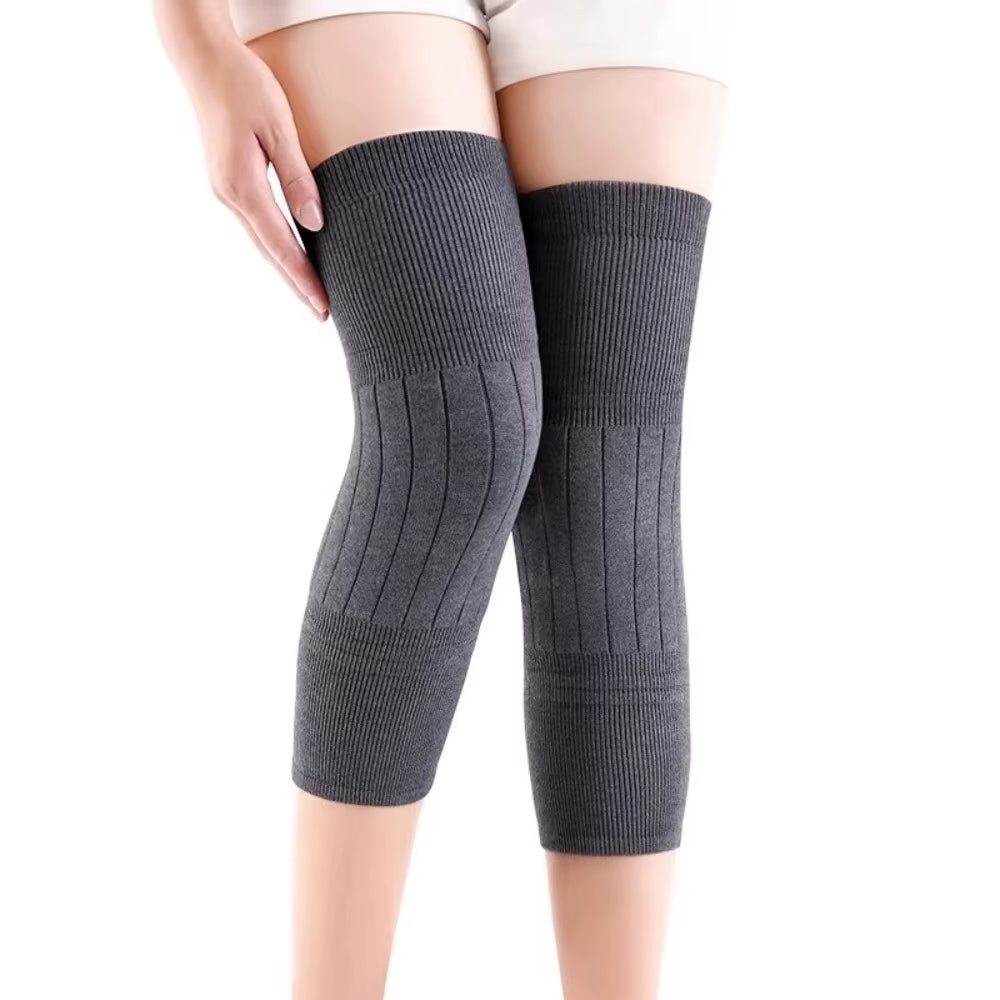 Thick Cashmere Knee Warmers – Gothic Thermal Leg Sleeves