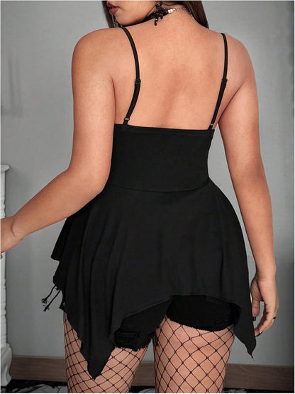 Chain Peplum Camisole – Plus