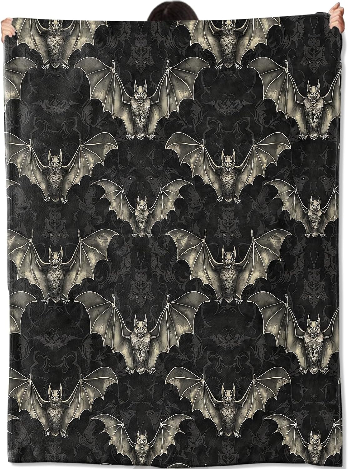Gothic Bat Blanket 