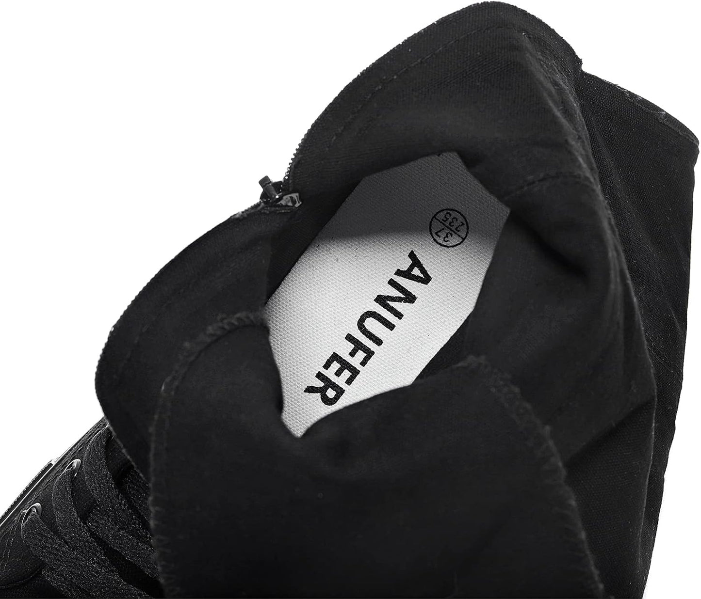 Long Rivet Knee High Canvas Boots Punk Style for Women & Girls