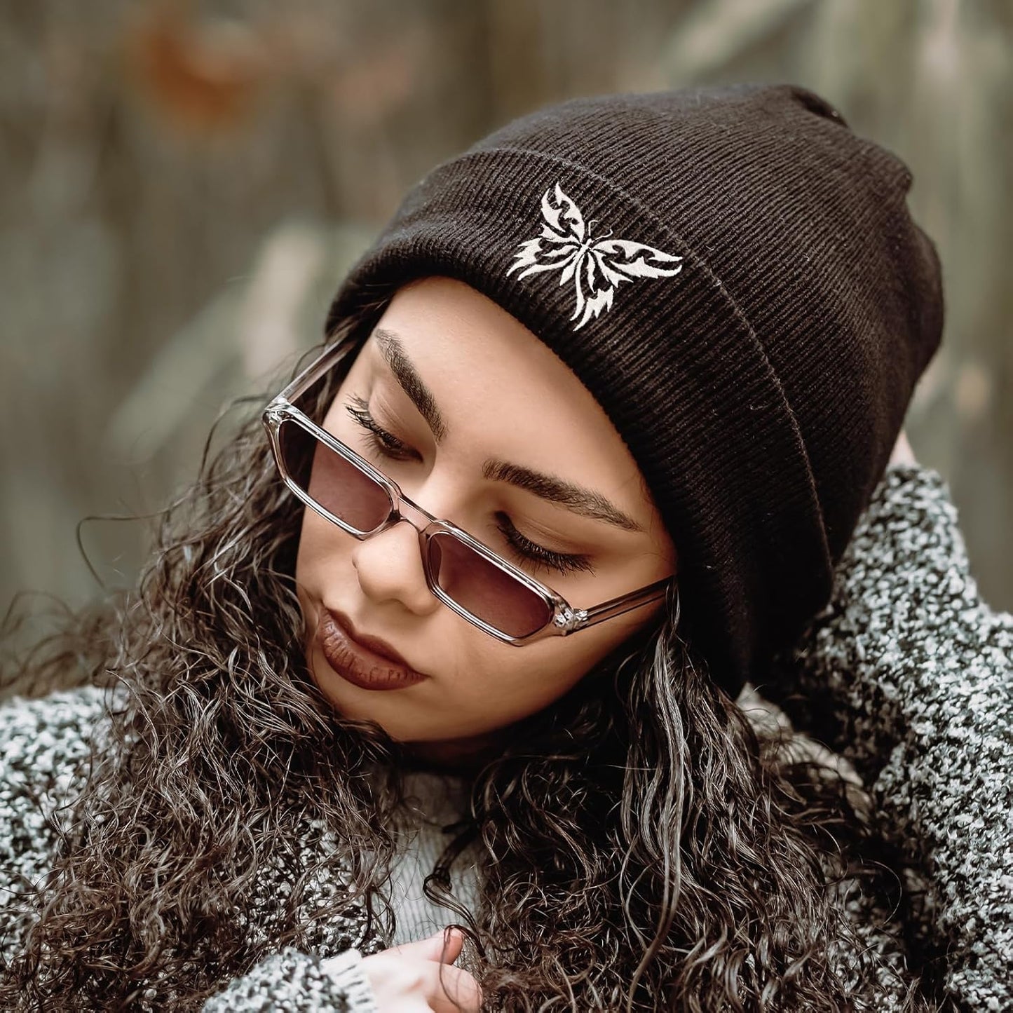 Cool Cute Knit Beanie Hats for Men Women Emo Gothic Birthday Christmas Halloween Skull Goth Skeleton Gifts Presents Winter