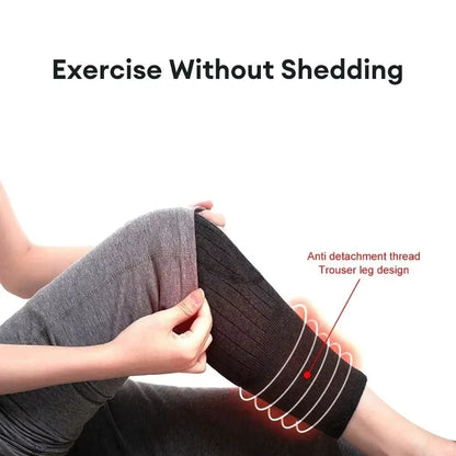 Thick Cashmere Knee Warmers – Gothic Thermal Leg Sleeves