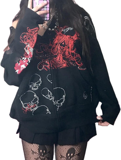 Women’s Oversized Zipper Hoodie 🖤