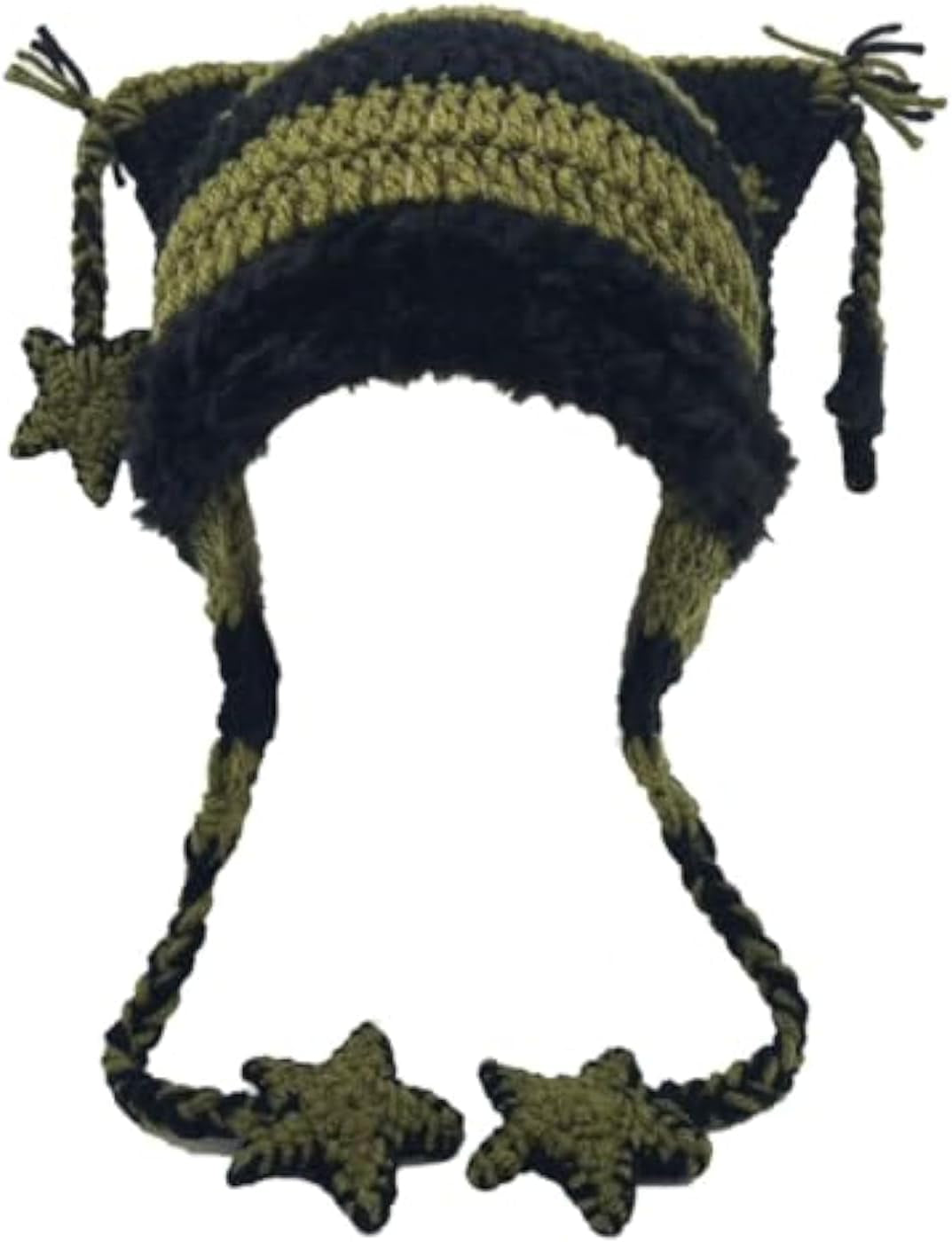 Beanies Cat Beanie Y2K Beanie Goth Knit Hat Grunge Crochet Hats for Women Y2K Accessories