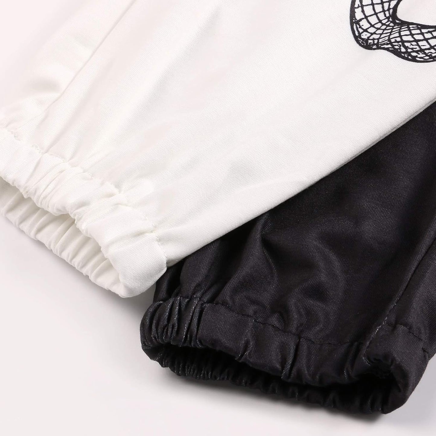 Women'S Fashion Printed Jogger Pants Elastic Waist Color Block Street Loose Sweatpants with Pockets