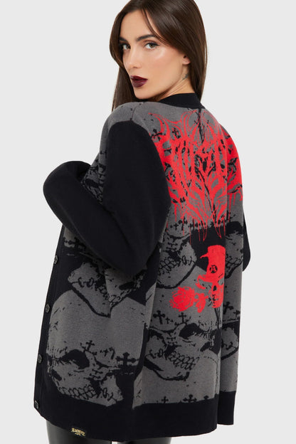 Headstone Knit Cardigan - Noctura