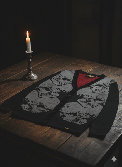 Headstone Knit Cardigan - Noctura
