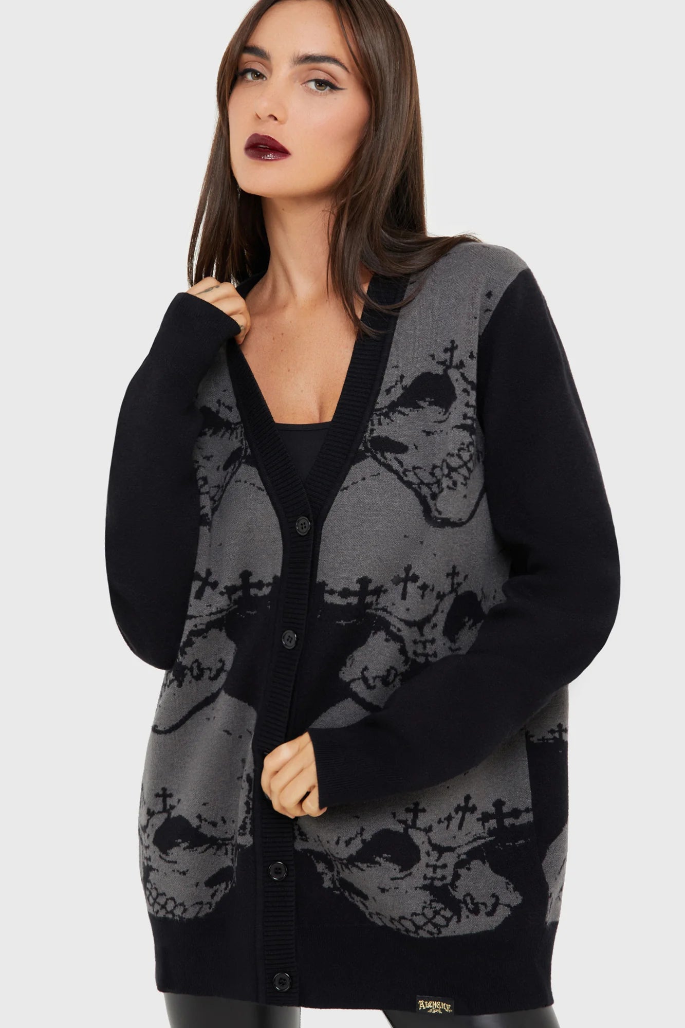 Headstone Knit Cardigan - Noctura