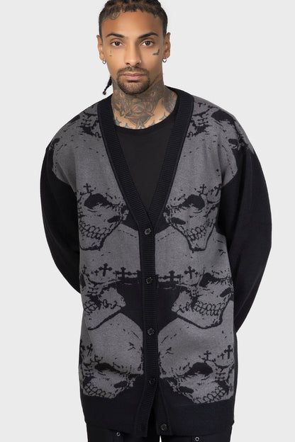 Headstone Knit Cardigan - Noctura