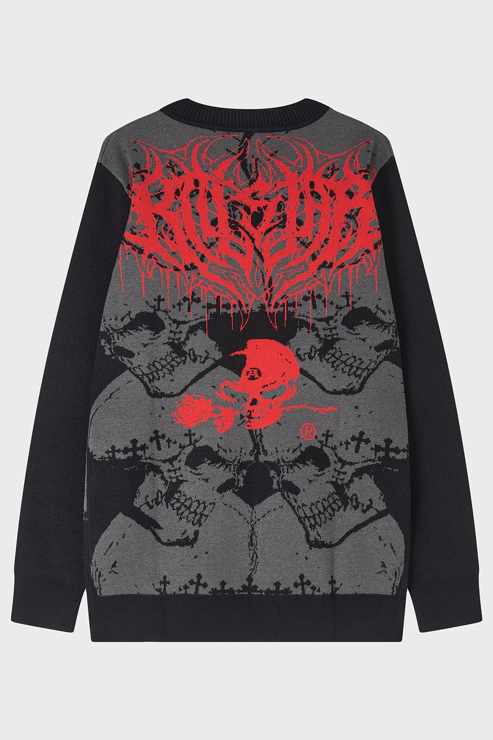 Headstone Knit Cardigan - Noctura