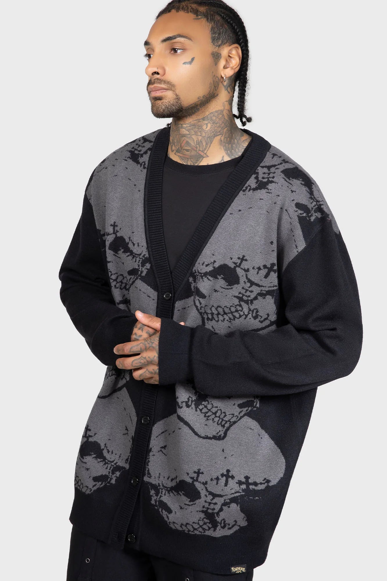 Headstone Knit Cardigan - Noctura
