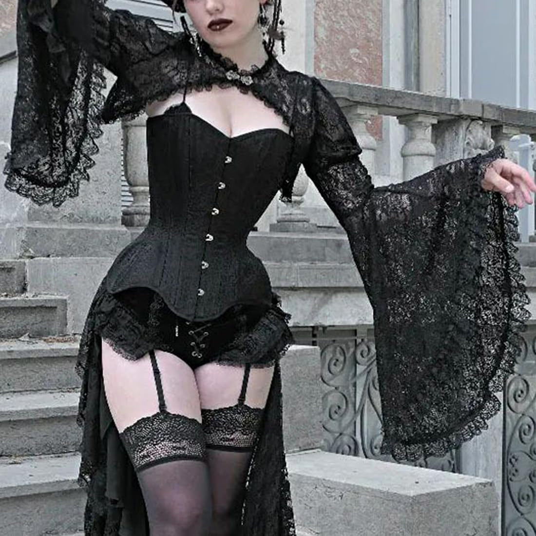 Victorian Lace Bolero – Shrug - Noctura