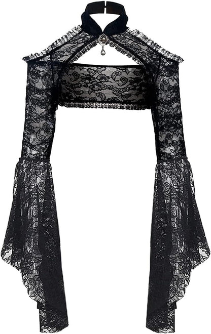 Victorian Lace Bolero – Shrug - Noctura